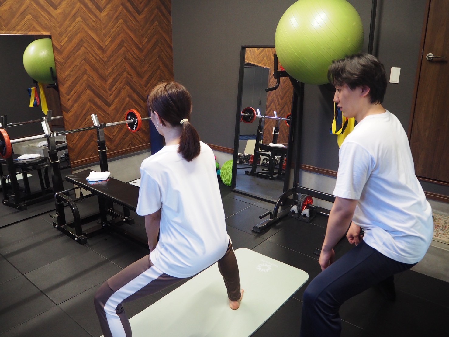 実際のトレーニングの様子