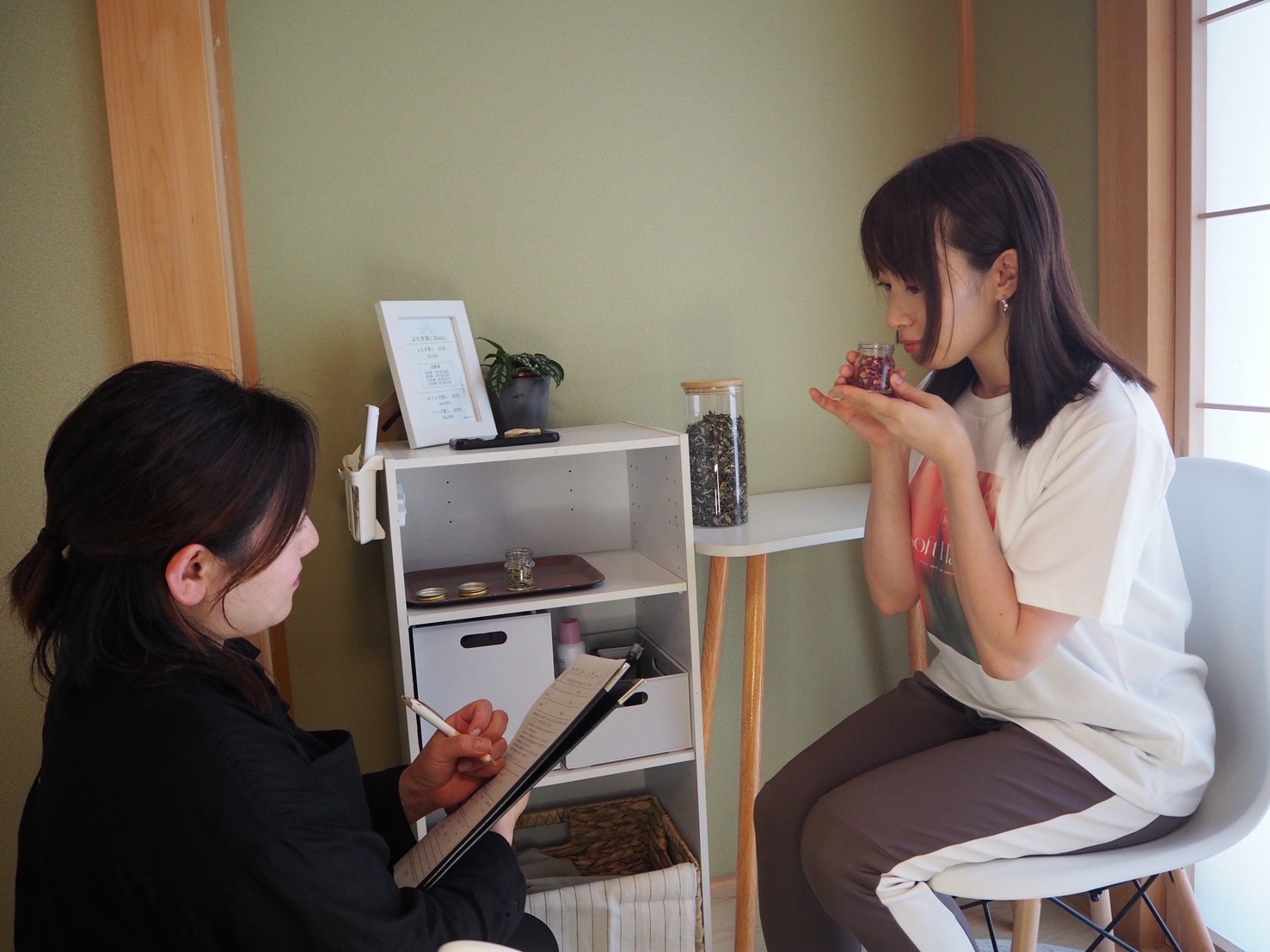 よもぎ蒸しのカウンセリング